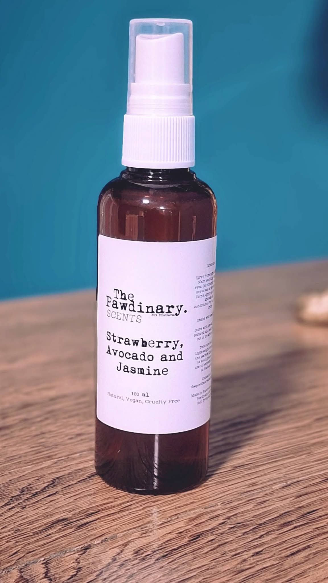 The Pawdinary Scents — Strawberry, Avocado and Jasmine aromatherapy spritz